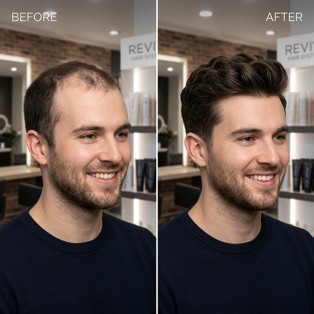 Hair replacement transformation preview